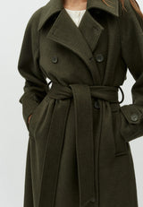 Odonna Coat | Dusty olive
