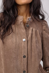 Daisy Cord Shirt | Walnut