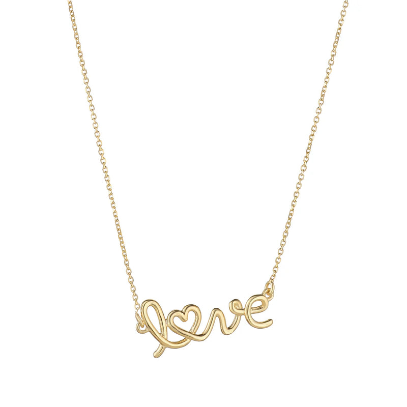 Love Necklace | 9ct. Gold