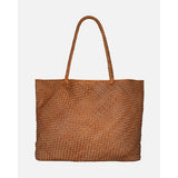 Woven tote | Camel