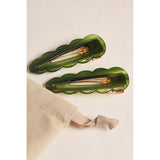 Hair Clips | Emerald