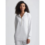 Msisie longline sweat | ivory marl