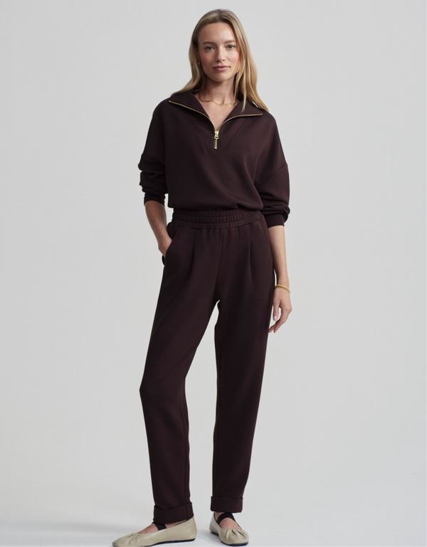 Rolled Cuff Pant | Coffee bean 25"