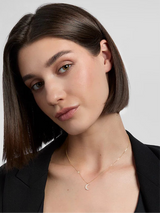 Moon & North Star Necklace | 9ct. Gold