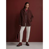 Fey Relaxed Fleece | Mahogany