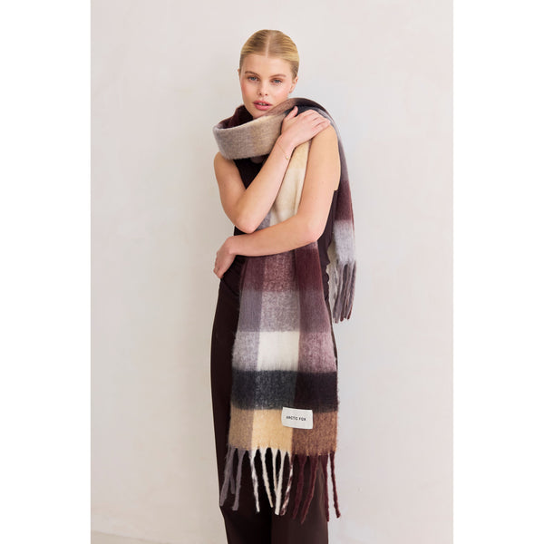 Stockholm Scarf | brown berry