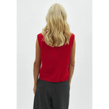 Gesine-M Knitted Vest | Red Aura