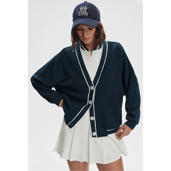 Decker off court Cardigan | Navy