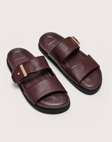 Latona Nappa Sandal | decadent chocolate