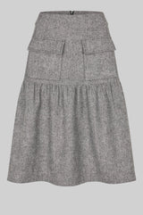 Lyndsey Skirt | Grey Melange