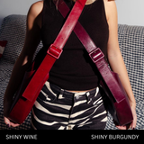 Versatile Hobo | Shiny Nappa Burdundy