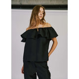 Ana Off The Shoulder Top | Black