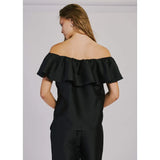 Ana Off The Shoulder Top | Black