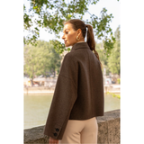 Wool Mix Coat | Chocolate