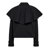 Kesha cape jacket | Black