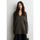 Alpha knit Oversized Cardigan