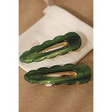 Hair Clips | Emerald