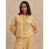 Reena Button Sweat