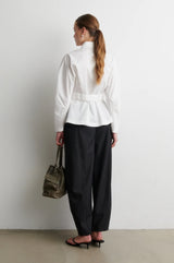 Vienna Barrel Pant | Dark grey