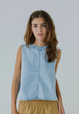 Lei denim top