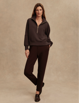 Milano Half Zip | Coffee Bean