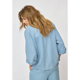 Tilly denim Blazer | Fade denim