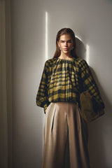 Kyel check blouse