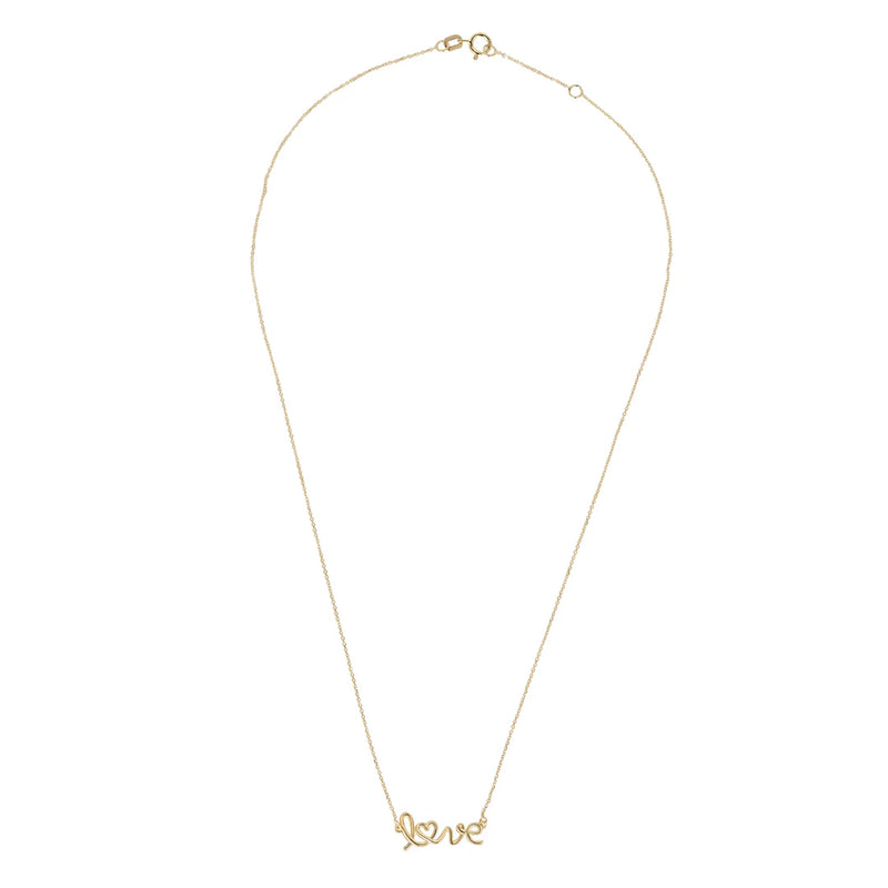 Love Necklace | 9ct. Gold