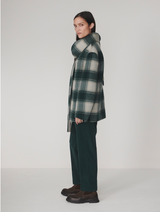 Alderton Check Scarf coat