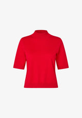 Clara Turtle neck | Red Aura