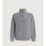 Hawley Half Zip Sweat | blue clay