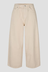 Reece Denim Trouser | Cream