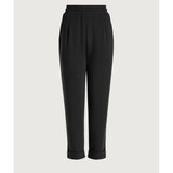Rolled Cuff Pant | Black