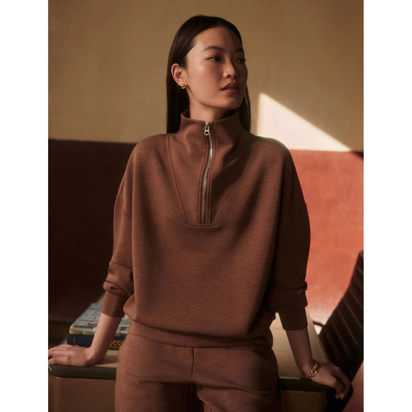 Hawley Half Zip | cinnamon
