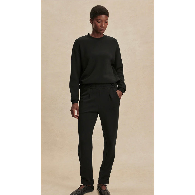 Rolled Cuff Pant | Black
