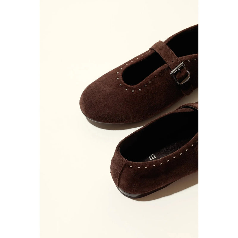 Merche Ballet Flat | Chocolate