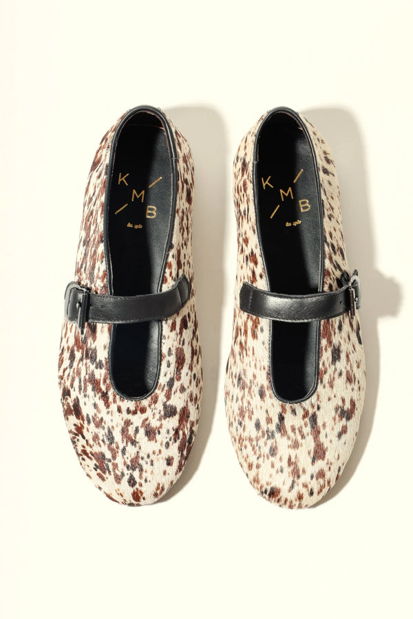 Liza Cow Print Pump