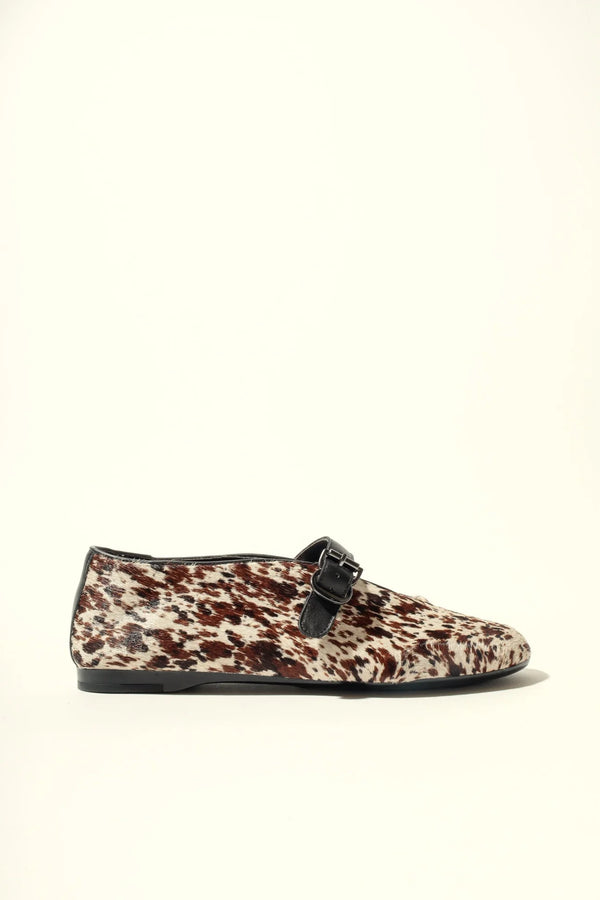 Liza Cow Print Pump