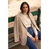 Wool Blazer | Oat
