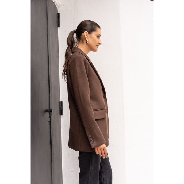 Wool Blazer | Brown
