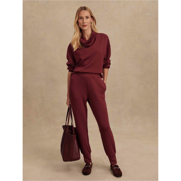 Slim Cuff Pant | new maroon