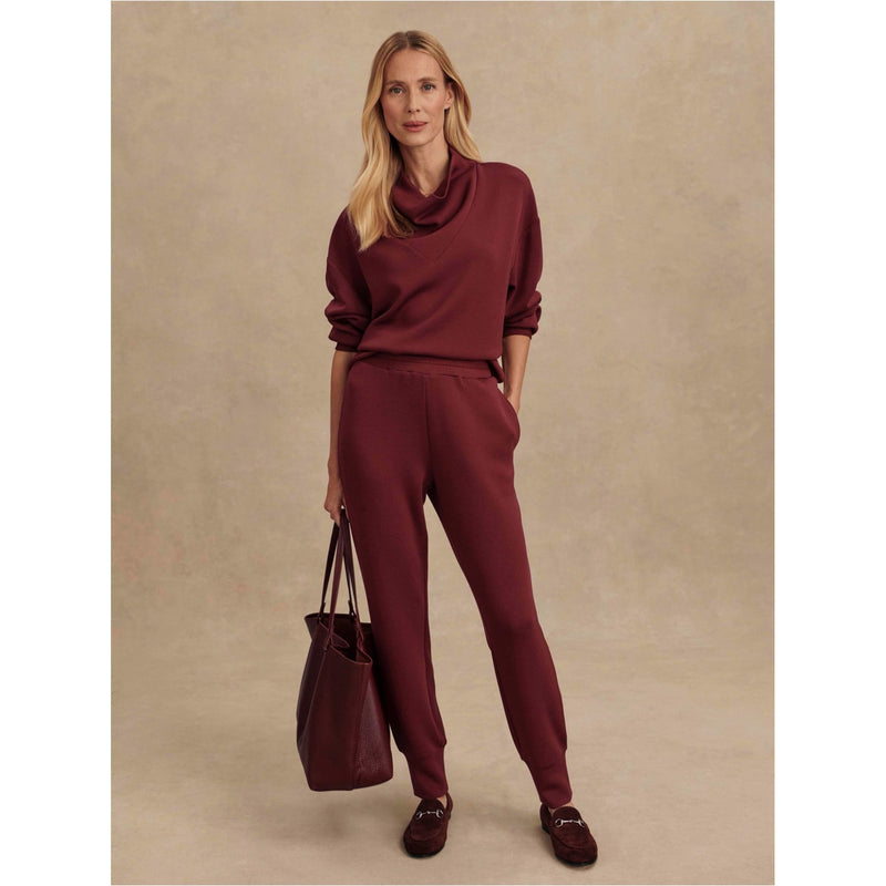 Slim Cuff Pant | new maroon