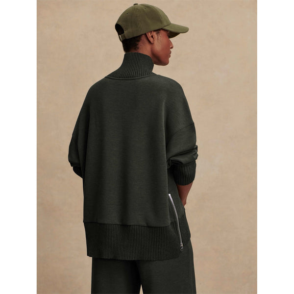 Barker High neck | olive marl