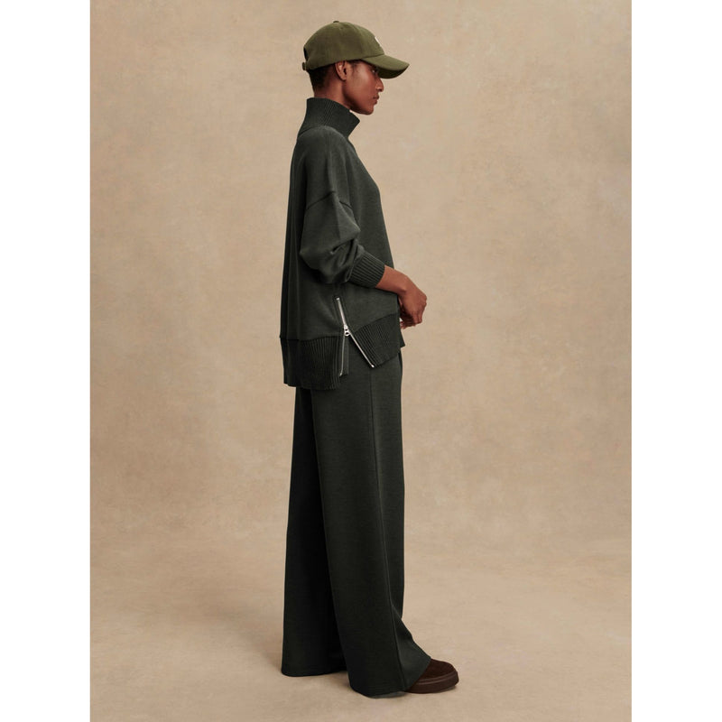 Barker High neck | olive marl