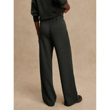 Wide Leg Pant | Olive marl