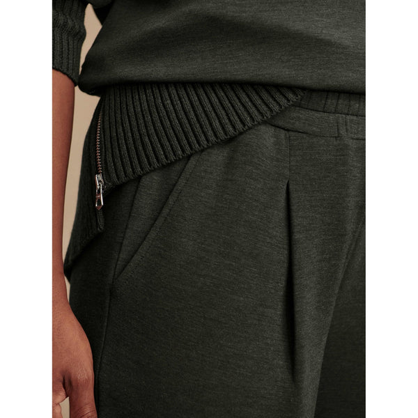 Wide Leg Pant | Olive marl