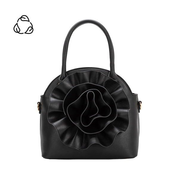 Roxanne Flower Bag | Black