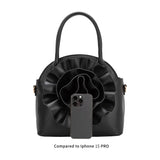 Roxanne Flower Bag | Black
