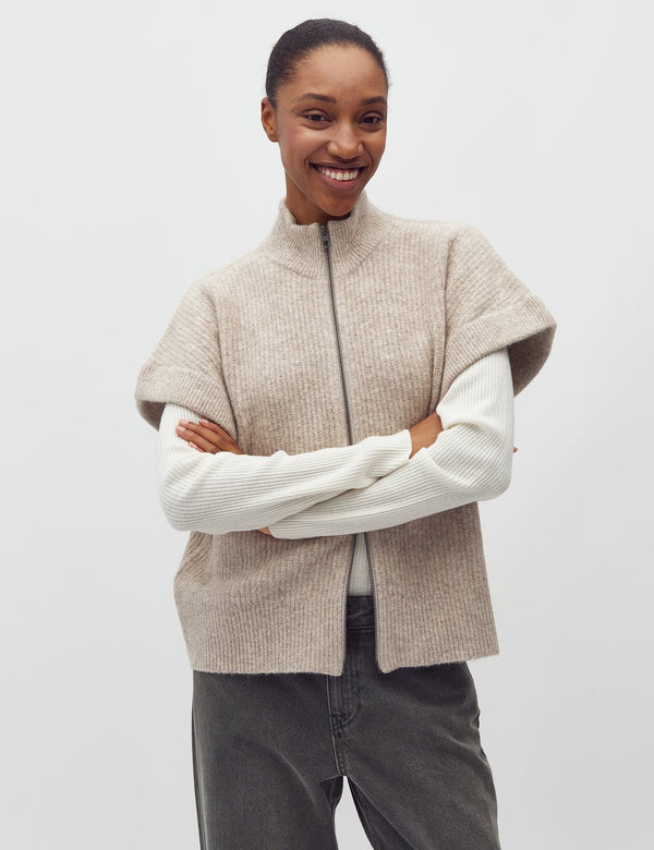 Roselina Zip knit