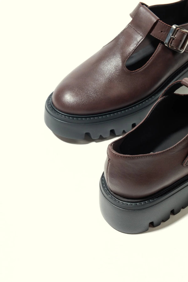 Salome t bar shoe | Chocolate